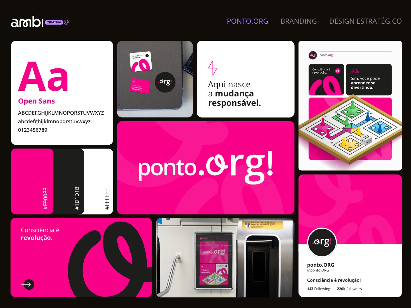 Imagem das 3 sócias em frente a um fundo preto. A foto está em preto e branco e, ao redor de cada uma, existem elementos relacionados a cartas de taror desenhados no estilo doodle